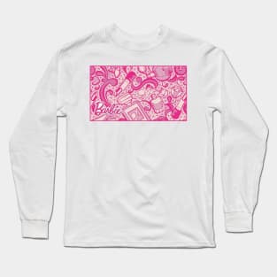 Barbie Background Long Sleeve T-Shirt